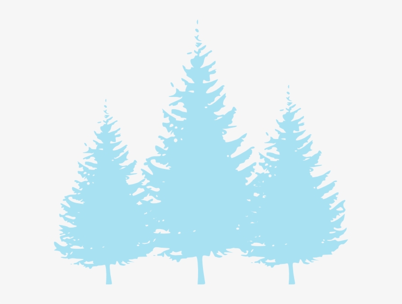 Baby Blue Trees Svg Clip Arts 600 X 541 Px, transparent png download