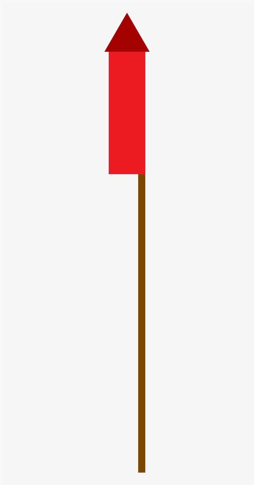 Diwali Rocket Png - Red Flag, transparent png download