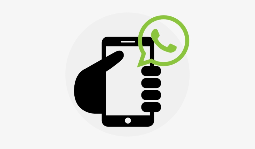 Al Escanearlo Con Un Smartphone, Se Creará Un Formulario - Hand Phone Icon Png, transparent png download