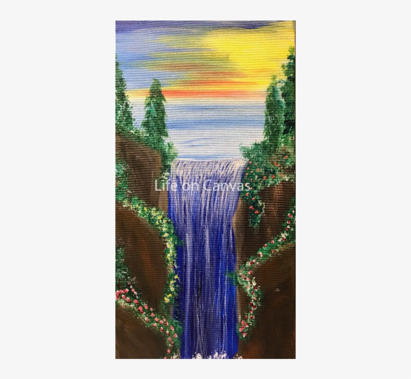 Wondrous Waterfall - Life On Canvas, transparent png download