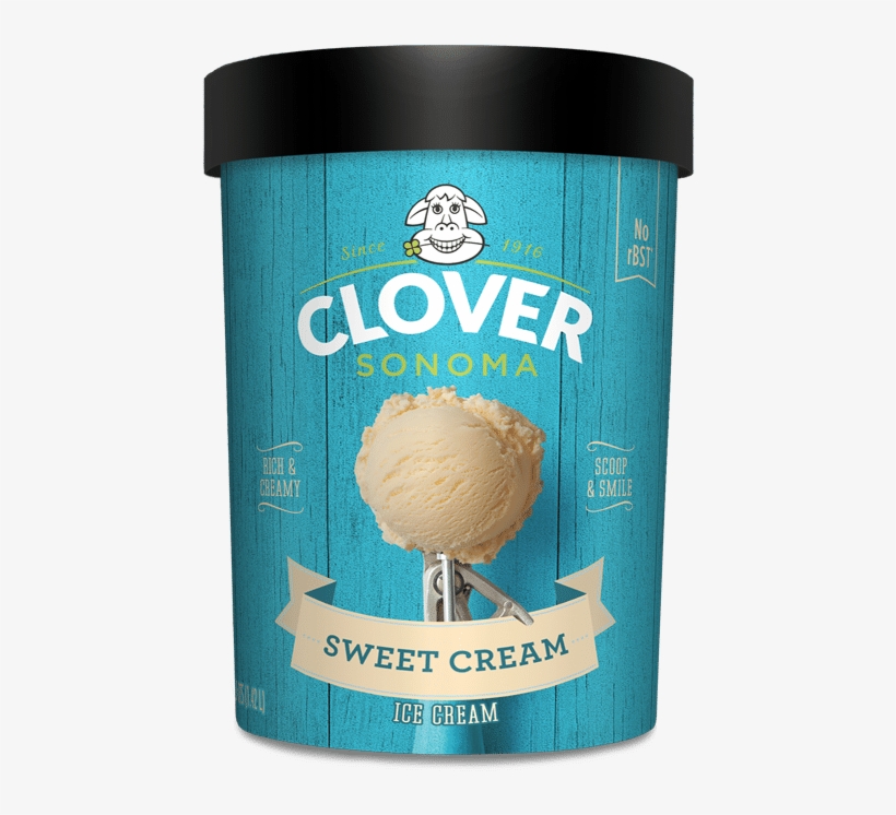 Sweet Cream Ice Cream - Clover Sonoma Ice Cream, transparent png download