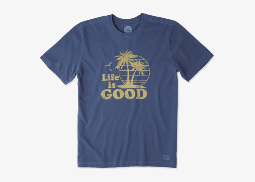 Men's Vintage Palms Crusher - T-shirt, transparent png download