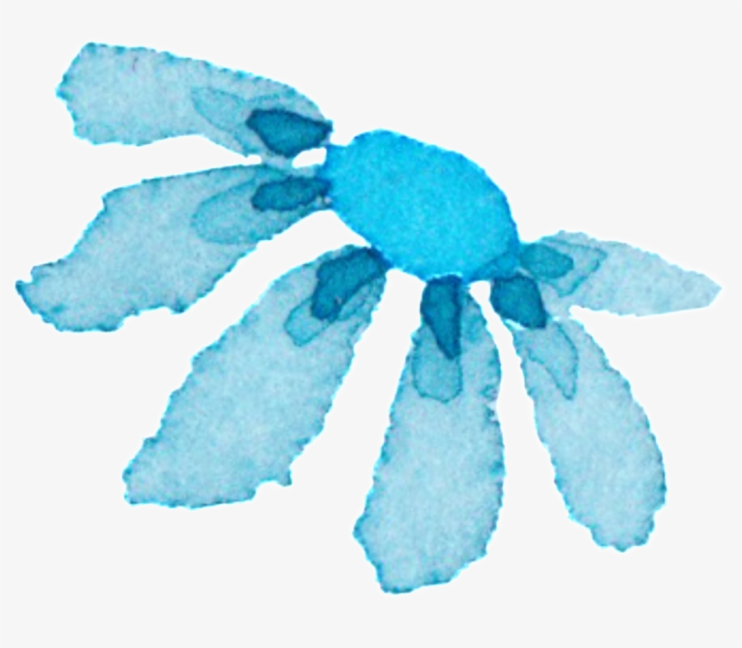 Cute Watercolor Hand Painted Flowers Decorative - Watercolor Painting, transparent png download