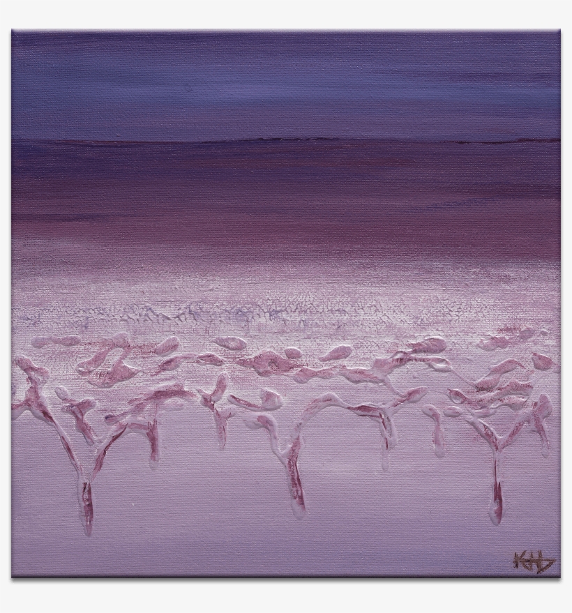 Morning Frost - Artist Lane Morning Frost By Karen Hopkins Framed Painting, transparent png download