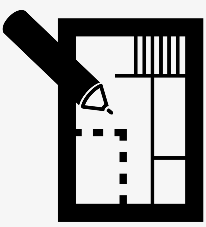 Vector Library Drawing Digitally House - House Plans Icon Png, transparent png download