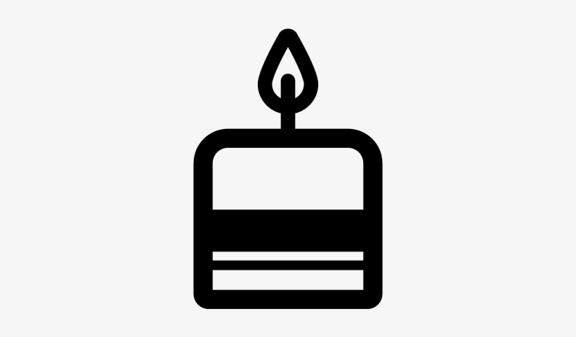 Candle And Flame Vector - Flame, transparent png download