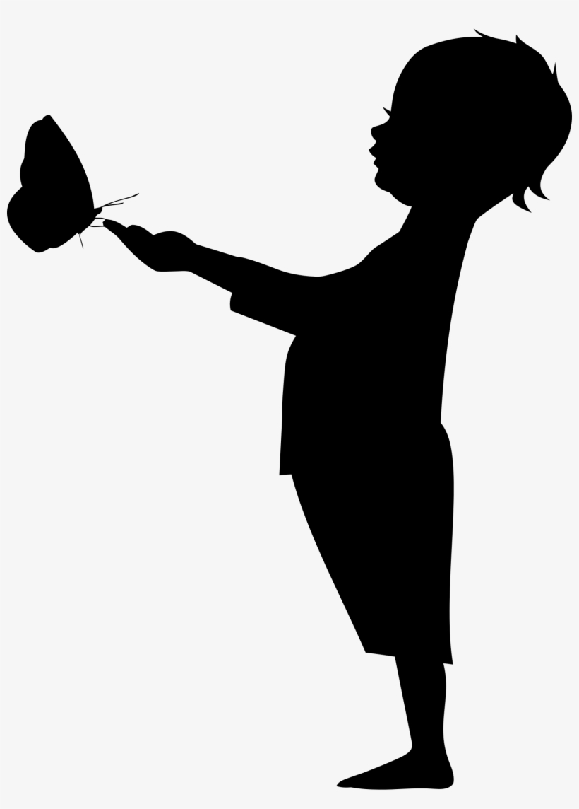 Child Profile At Getdrawings Com Free For - Child Silhouette, transparent png download