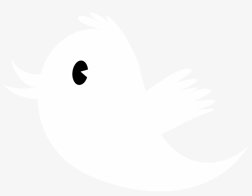 Twitter Logo Black And White - Footprint, transparent png download