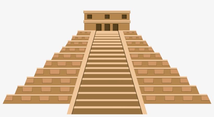 Chichen Itza Pyramid Png Clip Art - Pyramid Clipart, transparent png download
