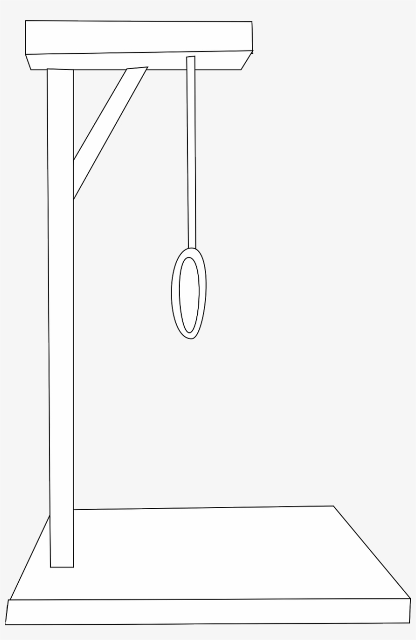 Rope Hanging Gallows - Executed Clipart, transparent png download