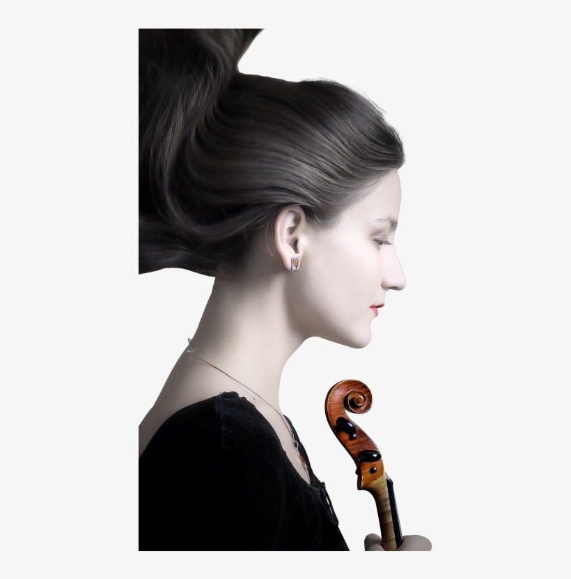 Download Girl With Violin Png Image - Girl Violin Png, transparent png download
