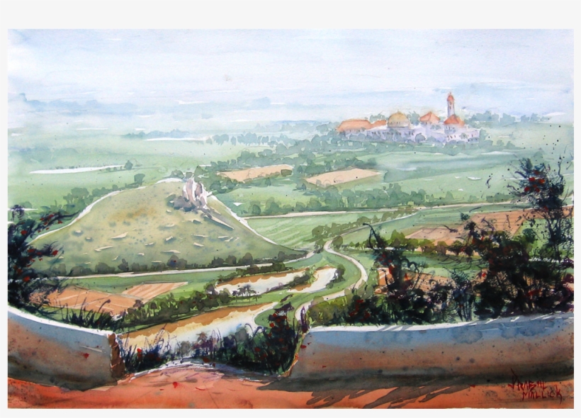 Depth Of Fields - Aerial Photography, transparent png download