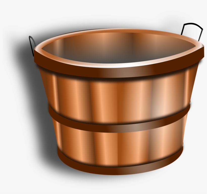 This Free Icons Png Design Of Wooden Bucket, transparent png download