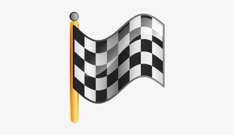 Checkered Flag Free Image Icon - Checkered Flag Icon, transparent png download