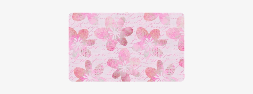 Watercolor Flower Pattern Doormat - Wallet, transparent png download