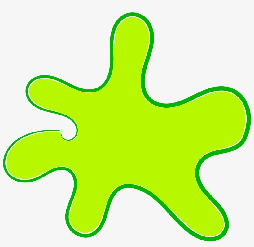 Graphic Freeuse Stock Clipart Green Big Image Png - Green Splash Clip Art, transparent png download