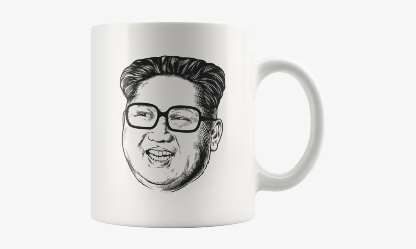 Happy Kim Jong Un Sketch Mug - Mug, transparent png download
