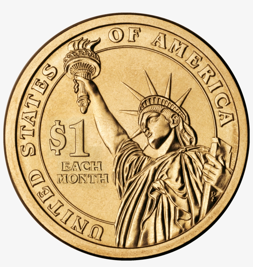 Cash Flow Token Coin - Us Dollar Coin Png, transparent png download