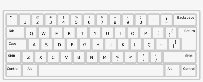 This Free Icons Png Design Of Keyboard Abnt2 Pt Br, transparent png download