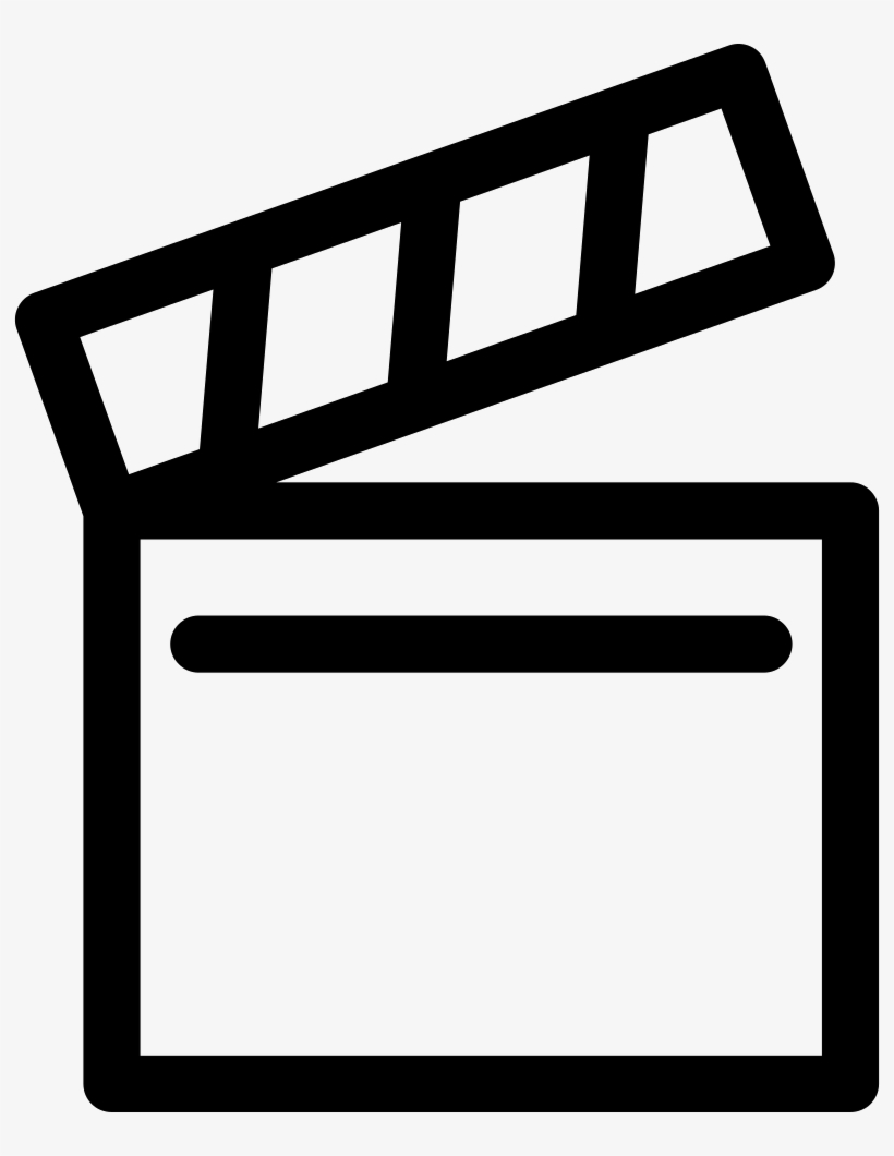 Png File Svg - Clapperboard, transparent png download