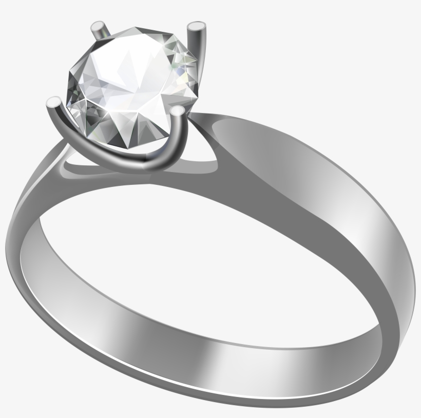Engagement Transparent Png Clip Art Image Gallery - Diamond Ring Art Png, transparent png download