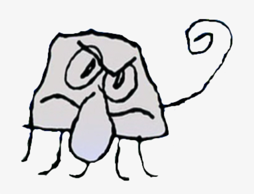 Squid Doodle - Doodle Squidward, transparent png download