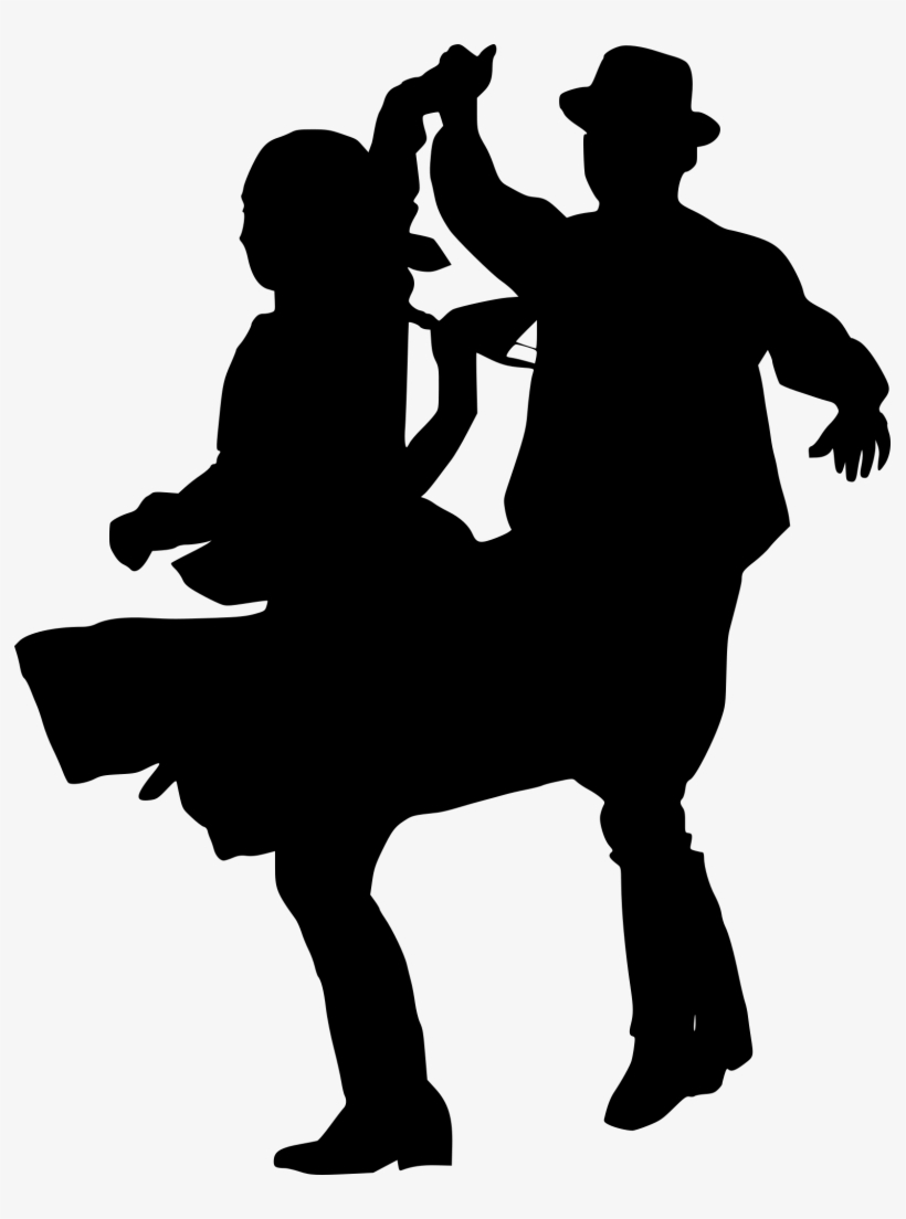Png File Size - Folk Dancer Silhouette Png, transparent png download