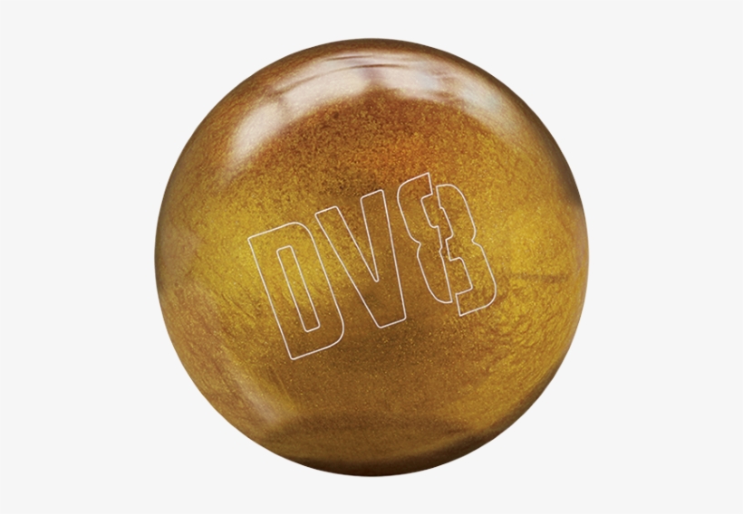 Dv8 Gold Bowling Ball, transparent png download