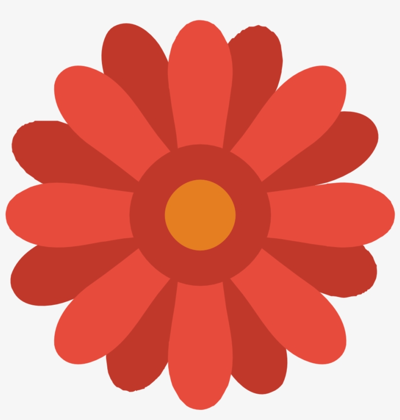 Red Flower - Flower Icon, transparent png download