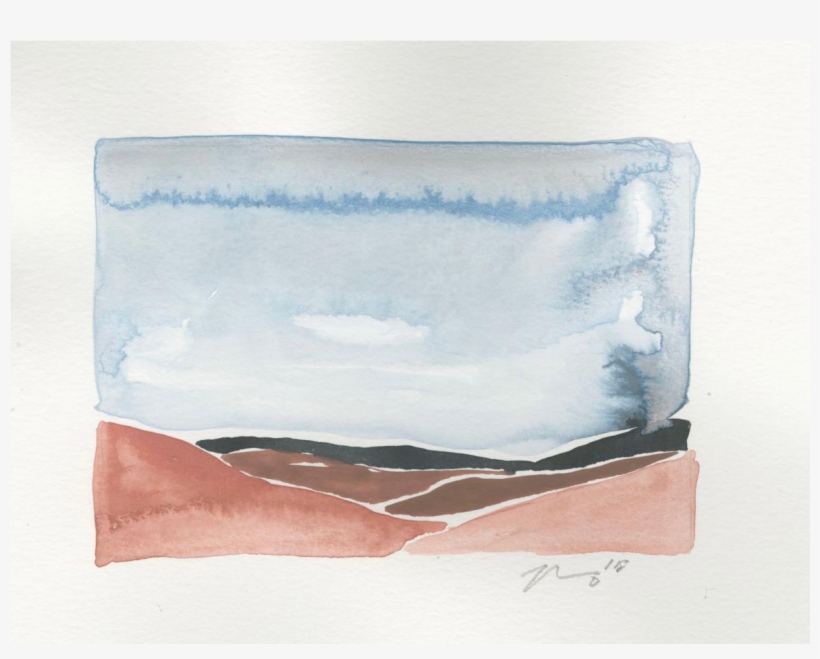 Svg Transparent Library Sea Viii Watercolor Giclee - Watercolor Painting, transparent png download