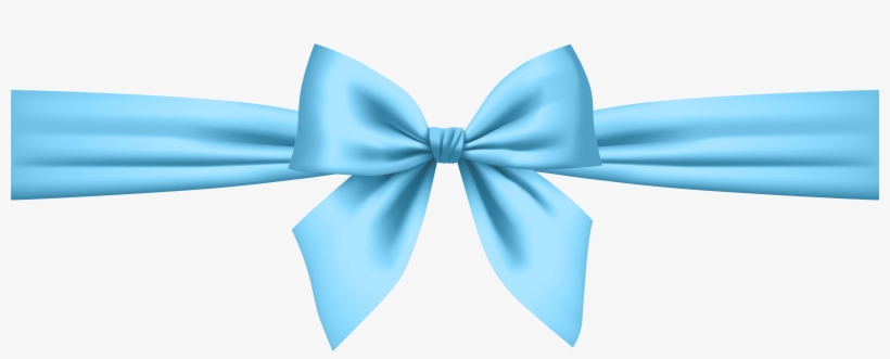 Clipart Bow Blue, transparent png download