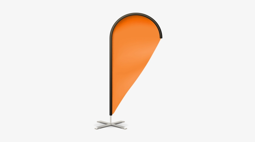 Teardrop Flags - Sign, transparent png download
