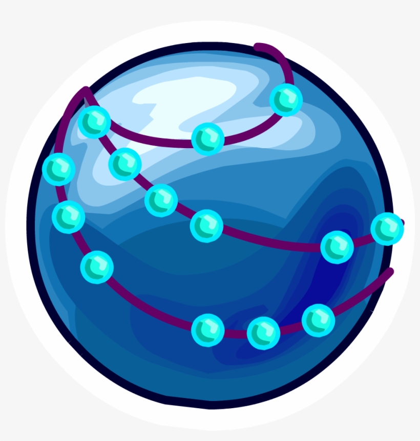 Crystal Ball Pin - Club Penguin Crystal Ball, transparent png download