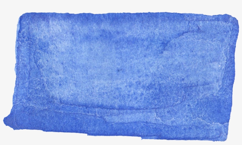 Png File Size - Watercolour Blue Background Rectangle, transparent png download