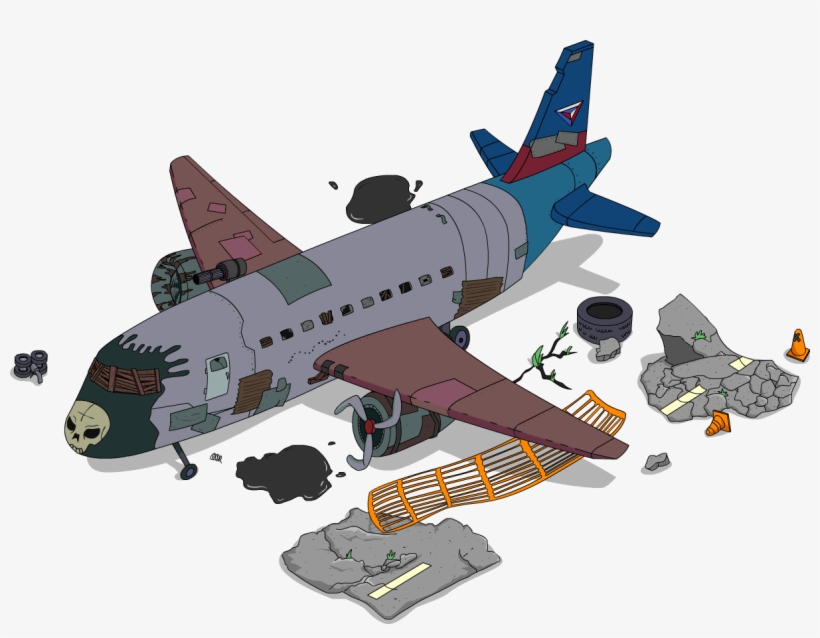 Crazy Plane Menu - Simpsons Tapped Out Crazy Plane, transparent png download