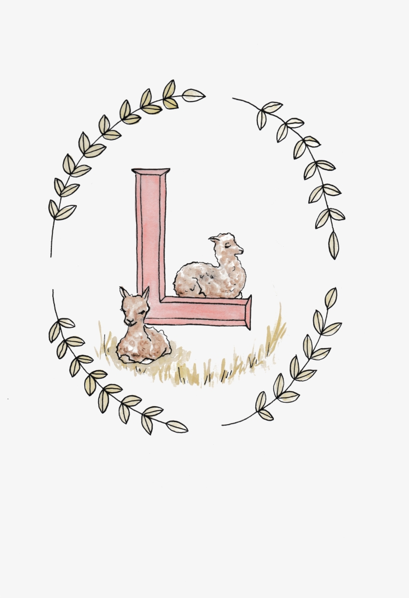 Alphabet Art Print Hand Painted Watercolour Design - Illustration, transparent png download