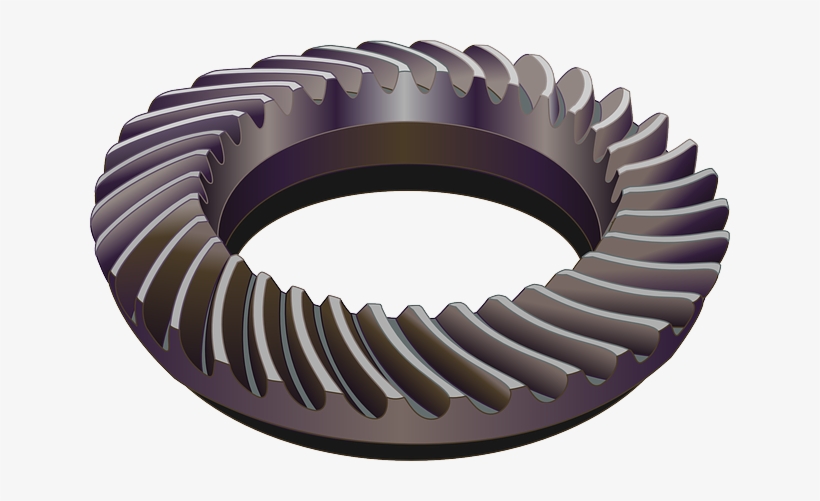 Gears Spiral Bevel Gears Bevel Gear Toothe - Bevel Gear Wheel, transparent png download