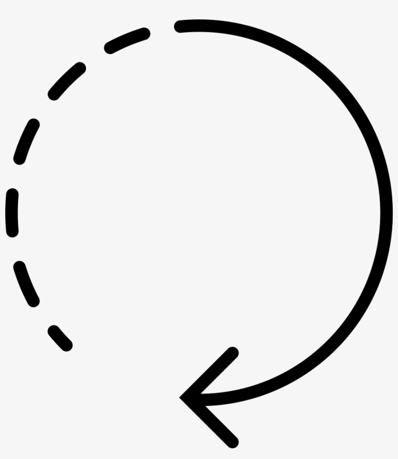 Circular Arrow With Dots Comments - Circular Arrow Png, transparent png download