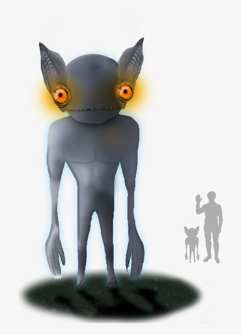 Ufo Clipart Space Man - Hopkinsville Goblin, transparent png download