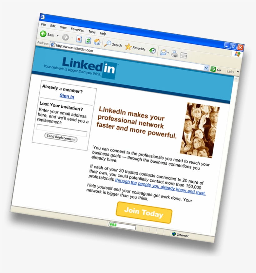 The Linkedin Homepage In - Novasyte, Llc, transparent png download