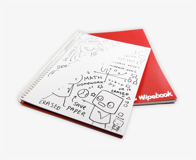 Wipebook - Wipebook Dry Erase Notebook (graph), transparent png download
