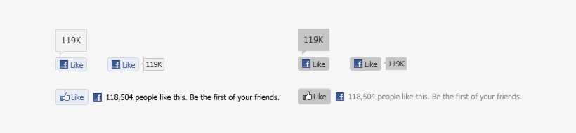 Download A Png With The Facebook Like Button On Transparent - Facebook Like Button Transparent, transparent png download