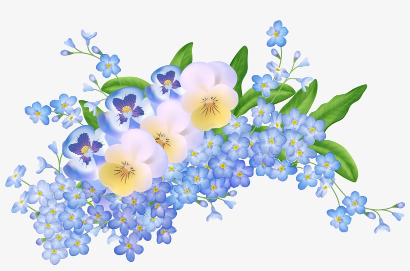Clip Art Flower Decoration Png, transparent png download