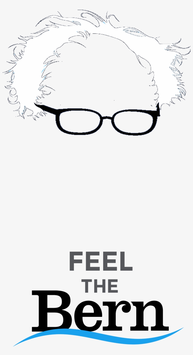 Snapchat - Http - //therapcat - Com/feel The Bern Geofilter - Uniterra, transparent png download