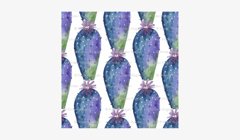 Cactus Western Watercolor - Barbary Fig, transparent png download