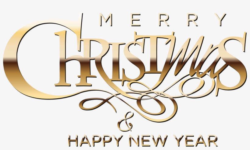 Merry Christmas And A Happy New Year Png, transparent png download