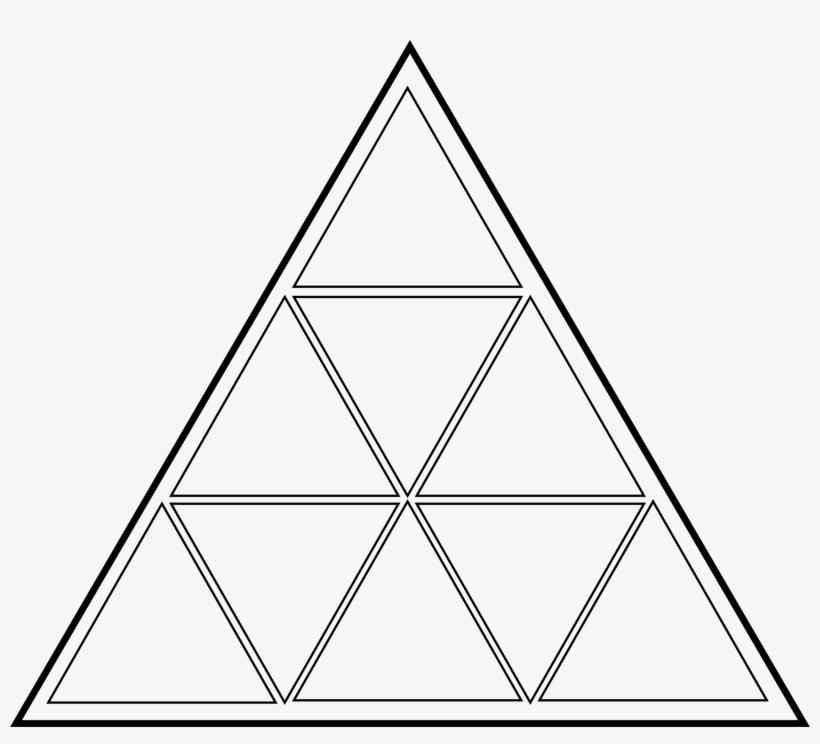 This Free Icons Png Design Of Thin Triangles, transparent png download