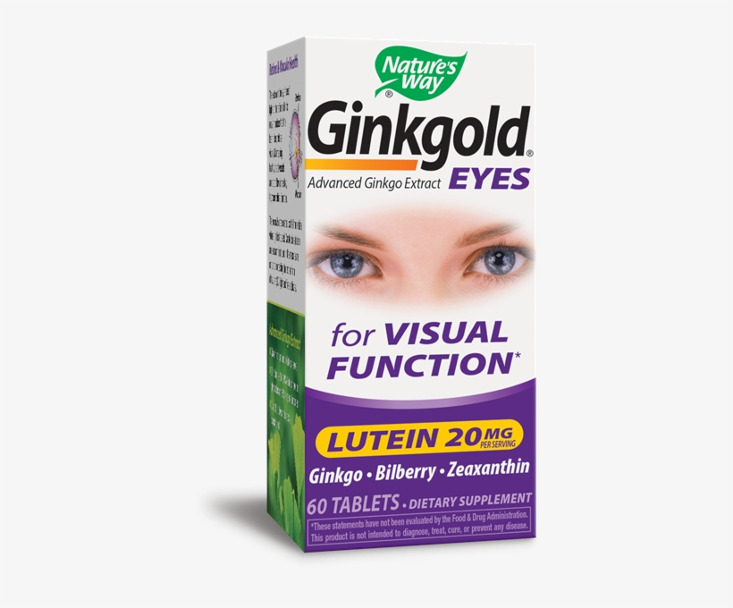 15252 - Ginkgold Eyes - Nature's Way Ginkgold Eyes, 60 Tablets, transparent png download