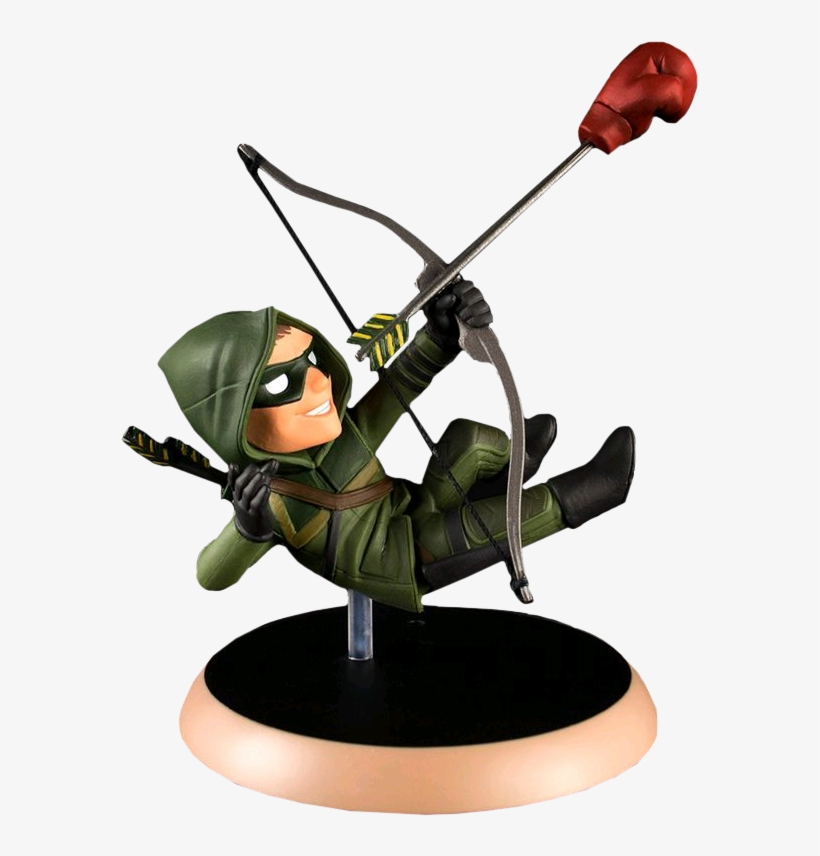 Green Arrow Q-fig 3” Vinyl Figure - Green Arrow Q-fig Figure, transparent png download