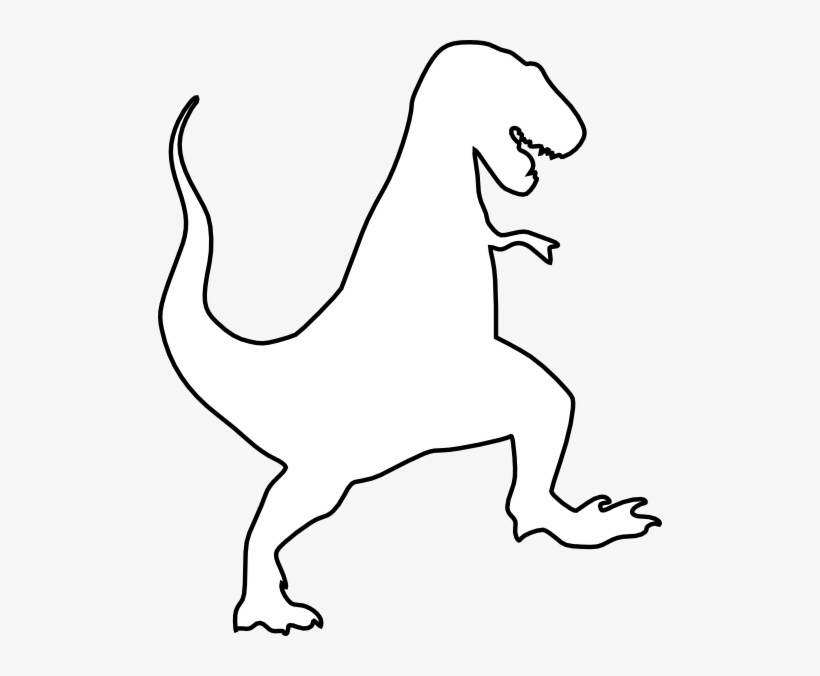 Dinosaur Footprints Reservation Stegosaurus Brachiosaurus - T Rex Silhouette Png, transparent png download